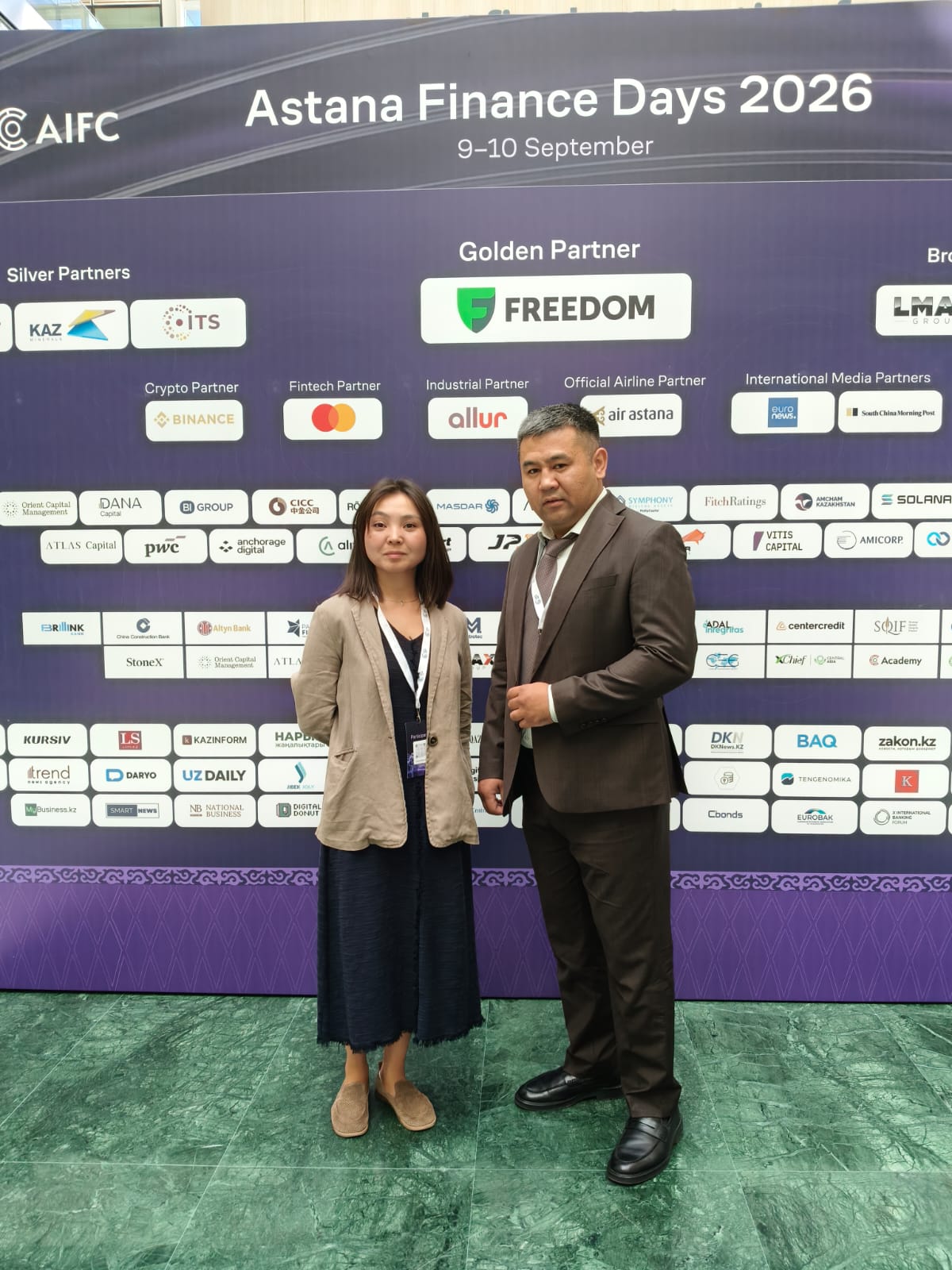 Turar Healthcare Astana Finance Days 2026 алаңында